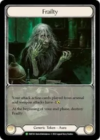 Frailty FAB134 (Flesh and Blood: Promo Cards)