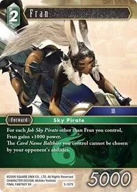 Fran (Opus V) — Final Fantasy TCG Card Value