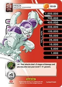 Frieza Galactic Conquerer Rainbow Parallel Foil (Panini: Set 1)