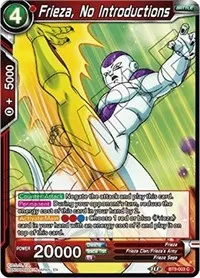 Frieza No Introductions (Universal Onslaught) — Dragon Ball Super CCG Card Value