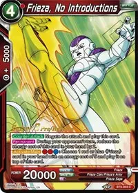 Frieza No Introductions (Universal Onslaught Pre-Release Cards)