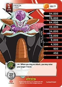 Frieza Tyrant Rainbow Parallel Foil (Panini: Set 1)