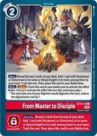 From Master to Disciple (Starter Deck 12: Jesmon)