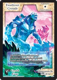 Frostfront Crysade First Edition (Crystal Forge)