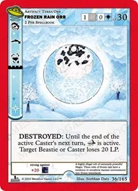 Frozen Rain Orb (UFO: First Edition) — MetaZoo Card Value