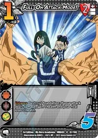 Full On Attack Mode (UniVersus: My Hero Academia: Heroes Clash) — UniVersus Card Value