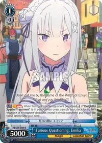 Furious Questioning Emilia (Re:ZERO Vol.2)