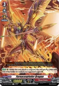 Furnacexploder Dragon (D-BT06: Blazing Dragon Reborn) — Cardfight Vanguard Card Value