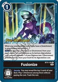 Fusionize (Dimensional Phase Pre-Release Cards) — Digimon Card Game Card Value