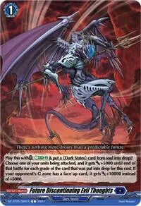 Future Discontinuing Evil Thoughts (DZ-BT05: Omniscient Awakening) — Cardfight Vanguard Card Value