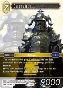 Gabranth (Opus II) — Final Fantasy TCG Card Value
