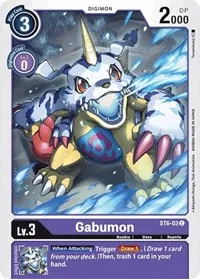 Gabumon (Starter Deck 06: Venomous Violet) — Digimon Card Game Card Value