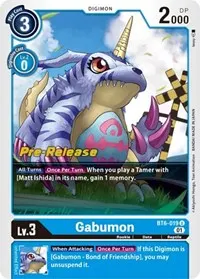 Gabumon (Double Diamond Pre-Release Cards)
