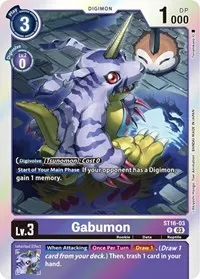 Gabumon (Starter Deck 16: Wolf of Friendship)