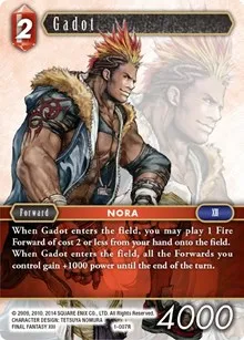 Gadot (Opus I) — Final Fantasy TCG Card Value