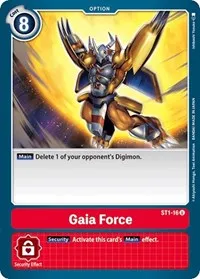 Gaia Force (Starter Deck 01: Gaia Red) — Digimon Card Game Card Value