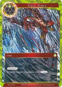 Gale Force (Alice Origin Memoria Cards) — Force of Will Card Value