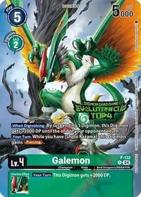Galemon August 2024 Evolution Cup Top 4 (Digimon Promotion Cards)