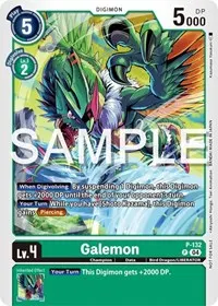 Galemon Digimon Liberator Promotion Pack (Digimon Promotion Cards)