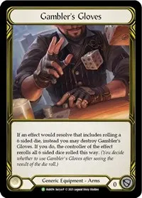 Gamblers Gloves Golden FAB074 (Flesh and Blood: Promo Cards)