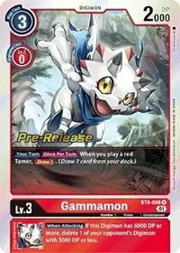 Gammamon (New Awakening Pre-Release Cards)