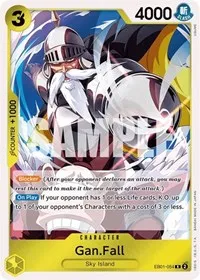 GanFall (Extra Booster: Memorial Collection) — One Piece Card Game Card Value