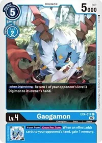 Gaogamon (Alternative Being Booster) — Digimon Card Game Card Value