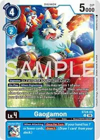 Gaogamon (Starter Deck 24: Data Squad)