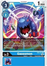 Gaossmon (Alternative Being Booster) — Digimon Card Game Card Value