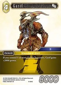 Garif (Opus IX) — Final Fantasy TCG Card Value