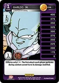 Garlic Jr Confrontational (Panini: Movie Collection) — Dragon Ball Z TCG Card Value