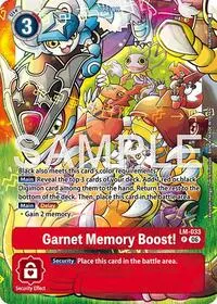 Garnet Memory Boost Alternate Art (Starter Deck 23: Beatbreak)