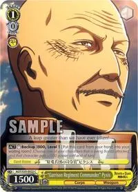 Garrison Regiment Commander Pyxis (Attack on Titan)