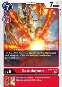 Garudamon (Versus Royal Knights) — Digimon Card Game Card Value