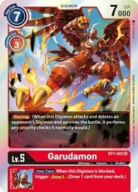 Garudamon BT1 022 (Release Special Booster 1.0)