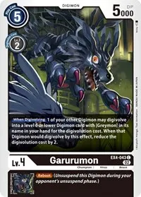 Garurumon (Alternative Being Booster)