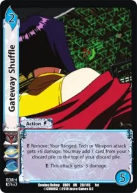 Gateway Shuffle (Cowboy Bebop) — UniVersus Card Value