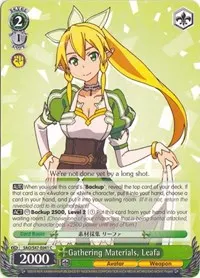 Gathering Materials Leafa (Sword Art Online Re: Edit)