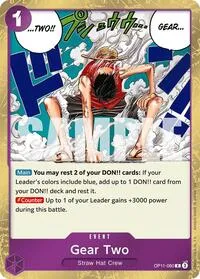 Gear Two (A Fist of Divine Speed) — One Piece Card Game Card Value