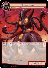 Gears Eater (Crimson Moon's Battleground) — Force of Will Card Value