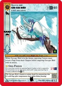 Gee Gee Bird (Cryptid Nation: Kickstarter Edition Tribal Theme Decks)