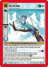 Gee Gee Bird (Cryptid Nation: First Edition Release Event Deck)