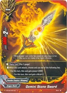 Gemini Stone Sword (Chaos Control Crisis)