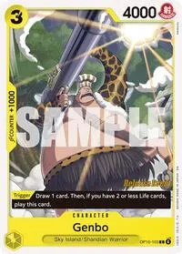 Genbo (Adventure on Kami's Island Release Event Cards)