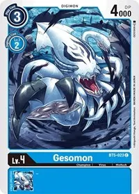Gesomon (Battle of Omni) — Digimon Card Game Card Value