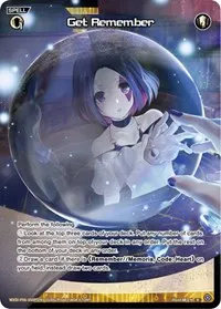 Get Remember Parallel Foil (Welcome Back Diva -selector-) — WIXOSS Card Value