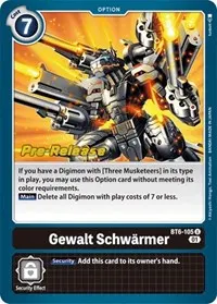 Gewalt Schwarmer (Double Diamond Pre-Release Cards)