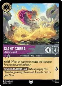 Giant Cobra Ghostly Serpent (Archazia's Island)