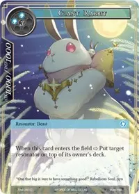 Giant Rabbit (The Time Spinning Witch)