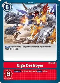 Giga Destroyer (Starter Deck 01: Gaia Red)